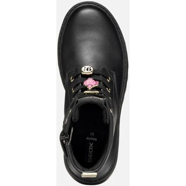 Black Girls Ankle Boots Geox Casey Harry Potter - Girls