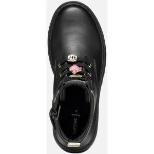 Black Girls Ankle Boots Geox Casey Harry Potter - Girls