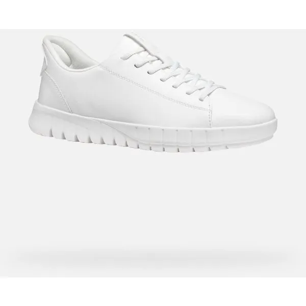 White men's sneakers Geox Flextride Plus - Men