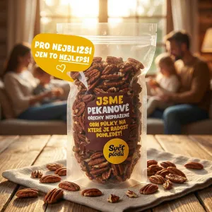 Pekanové orechy nepražené váha 500g
