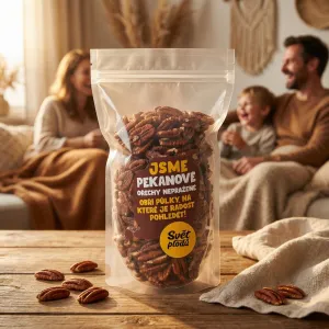 Pekanové orechy nepražené váha 500g