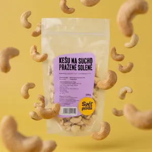 Kešu na sucho pražené solené váha 1kg