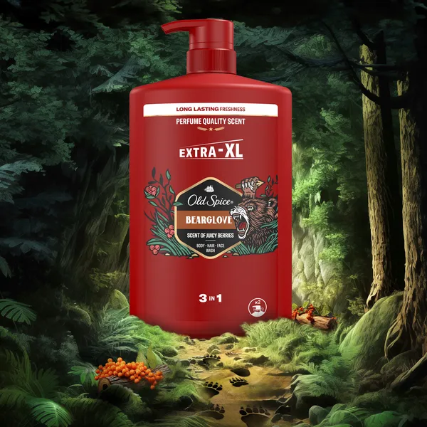 Old Spice Bearglove sprchový gél na telo a vlasy 1000 ml