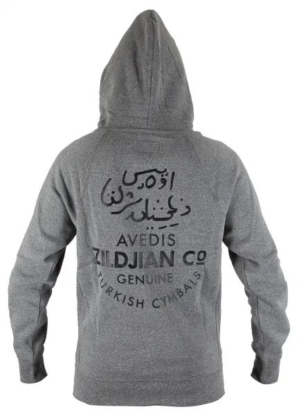 Zildjian Gray Zip Up Logo S