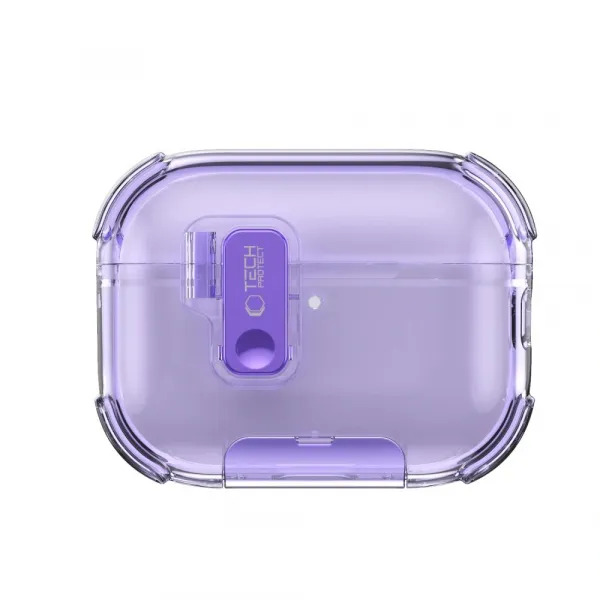 Tech-Protect Bounce Pro puzdro, Apple AirPods Pro 3, fialové