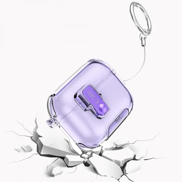 Tech-Protect Bounce Pro puzdro, Apple AirPods Pro 3, fialové