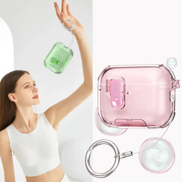 Tech-Protect Bounce Pro puzdro, Apple AirPods Pro 3, zelené