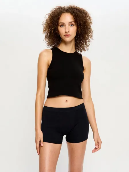 3PACK menštruačné nohavičky Modibodi Soft Soft Stretch Seamless Boyshort Super (3MKMSSSBS) M