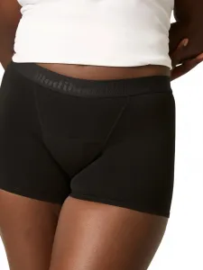 Dívčí menštruačné nohavičky Modibodi Teen Hipster Boyshort Super-Overnight Black (HIBSSOBLAT) 8-10 rokov