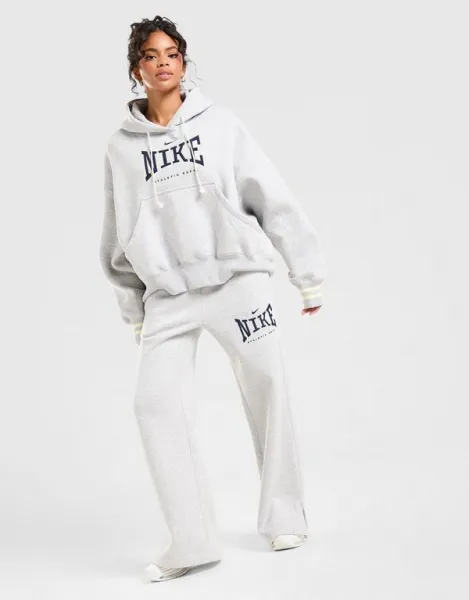 Nike Nohavice  W Nk Phnx Flc Hr Wide Leg