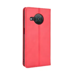 BUSINESS Peňaženkový kryt Nokia X10 / X20 červený