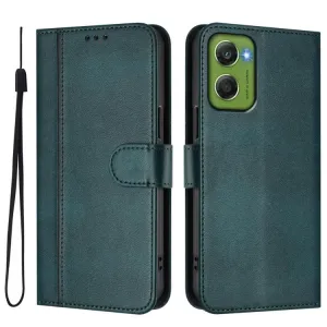 LINEAR Peňaženkový obal pre Motorola Moto G06 / G06 Power tmavozelený