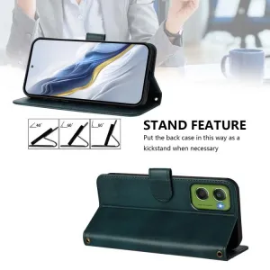 LINEAR Peňaženkový obal pre Motorola Moto G06 / G06 Power tmavozelený