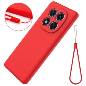 RUBBER Ochranný obal pre Xiaomi Redmi Note 15 Pro+ 5G / POCO M8 Pro 5G červený