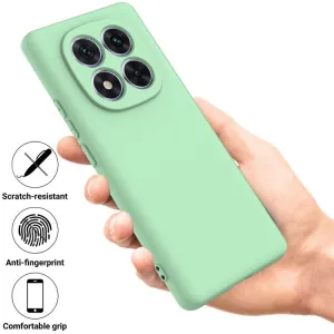 RUBBER Ochranný obal pre Xiaomi Redmi Note 15 Pro+ 5G / POCO M8 Pro 5G zelený