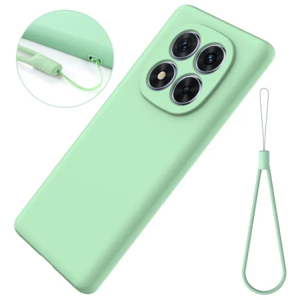 RUBBER Ochranný obal pre Xiaomi Redmi Note 15 Pro+ 5G / POCO M8 Pro 5G zelený