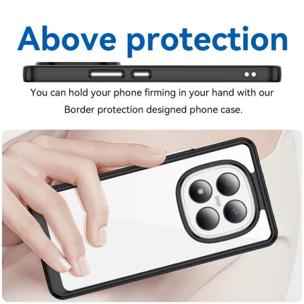 CRYSTAL Ochranný kryt pre Xiaomi Redmi Note 15 Pro čierny