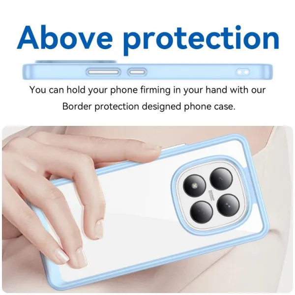 CRYSTAL Ochranný kryt pre Xiaomi Redmi Note 15 Pro modrý