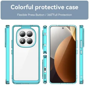 CRYSTAL Ochranný kryt pre Xiaomi Redmi Note 15 Pro tyrkysový