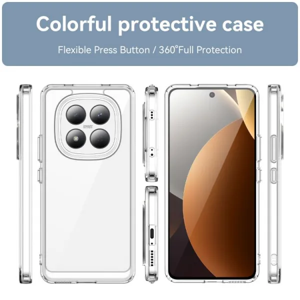 CRYSTAL Ochranný kryt pre Xiaomi Redmi Note 15 Pro priehľadný