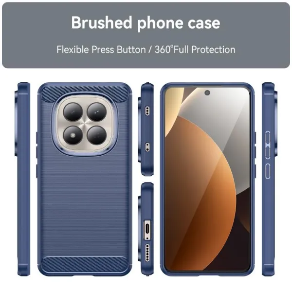 FLEXI TPU Ochranný obal Xiaomi Redmi Note 15 Pro modrý