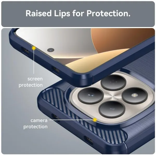 FLEXI TPU Ochranný obal Xiaomi Redmi Note 15 Pro modrý