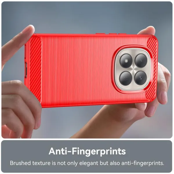 FLEXI TPU Ochranný obal Xiaomi Redmi Note 15 Pro červený