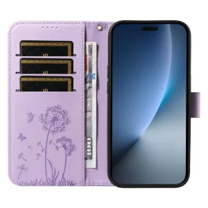 ART DANDELION Peňaženkové puzdro pre Honor Magic8 Pro fialové