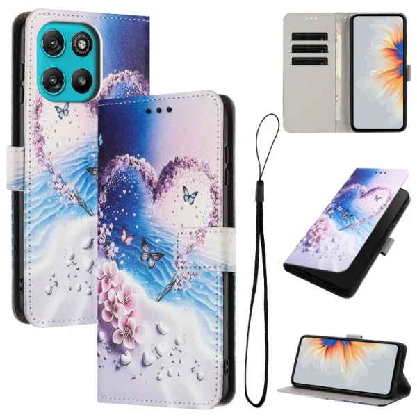 ART Peňaženkový kryt pre Motorola Moto G57 Power LOVE BUTTERFLY