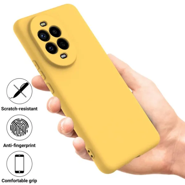 RUBBER Ochranný obal pre Huawei Nova 14 Pro žltý