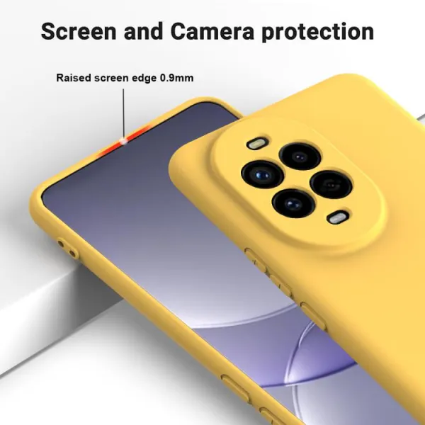 RUBBER Ochranný obal pre Huawei Nova 14 Pro žltý