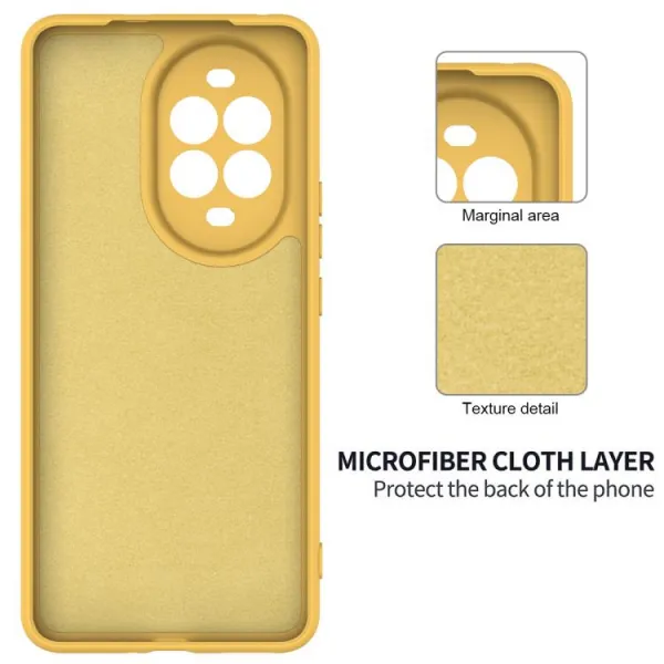 RUBBER Ochranný obal pre Huawei Nova 14 Pro žltý