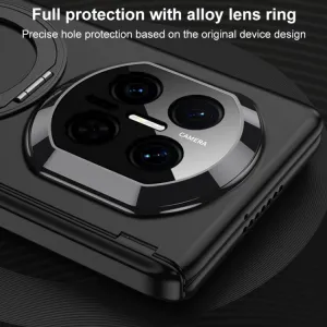 GKK ROTATE Ochranný obal so stojanom Huawei Mate X7 strieborný