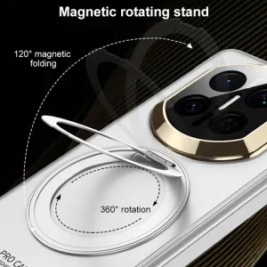 GKK ROTATE Ochranný obal so stojanom Huawei Mate X7 strieborný