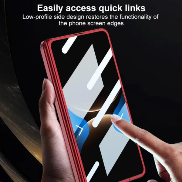 GKK ROTATE Ochranný obal so stojanom Huawei Mate X7 strieborný