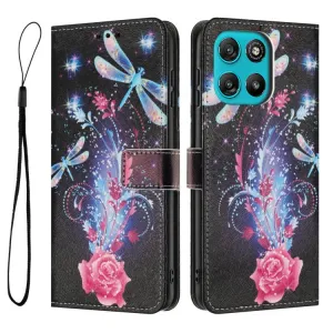 ART Peňaženkový kryt pre Motorola Moto G57 Power DRAGONFLY