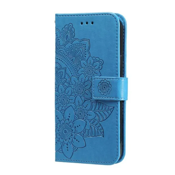 ART MANDALA Peňaženkový obal pre Motorola Moto G57 Power modrý