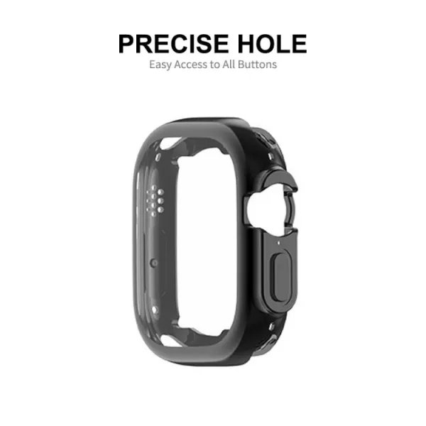 TPU FULL COVER Kryt pre Apple Watch Ultra 1 / 2 / 3 49mm modrý