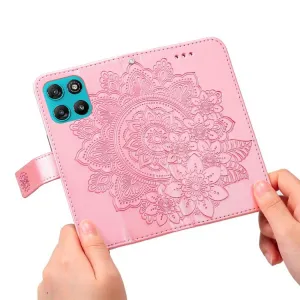 ART MANDALA Peňaženkový obal pre Motorola Moto G57 Power ružový