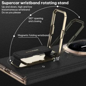 GKK XTCASE Ochranný kryt s držiakom Huawei Mate X7 čierny