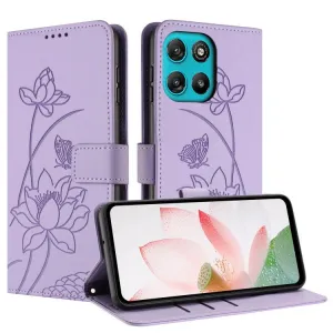 ART LOTUS Peňaženkové puzdro pre Motorola Moto G57 Power fialové
