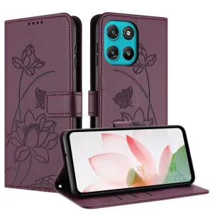 ART LOTUS Peňaženkové puzdro pre Motorola Moto G57 Power bordové