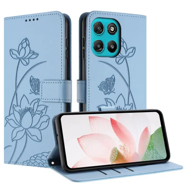 ART LOTUS Peňaženkové puzdro pre Motorola Moto G57 Power svetlomodré