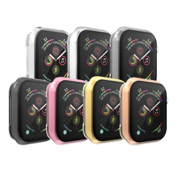TPU FULL COVER Kryt pre Apple Watch 6 / SE / 5 / 4 (44mm)  ružový