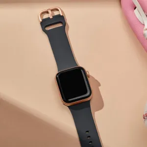 SILICONE Vymeniteľný remienok pre Apple Watch 10 / 11 42mm tmavošedý