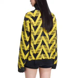 adidas Knitted Half-Zip Sweater W "Eqt Yellow" (KC6532)