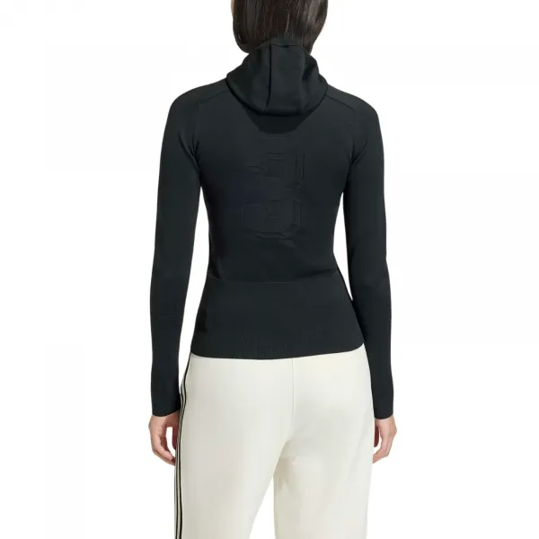 adidas Knitted Hooded Longsleeve W "Black" (KD2429)