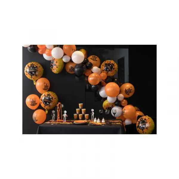 Santex Balónová girlanda Halloween čierno-oranžový mix 50ks