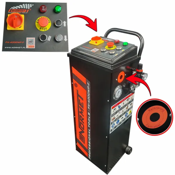 Normet PX-4000WP-F – vysokozdvižný nožnicový zdvihák so základovými kazetami
