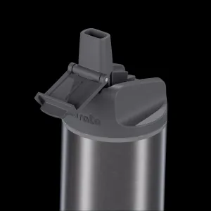 HidrateSpark – nerezová múdra fľaša so slamkou, 620 ml, Bluetooth tracker, čierna HI-007-012